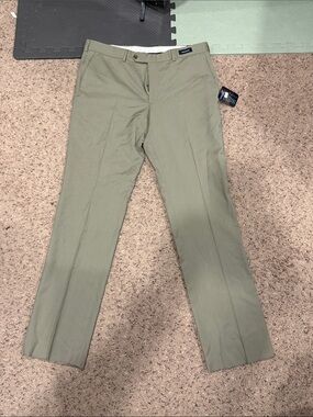 Men's Olive Green Coppley Dress Pants